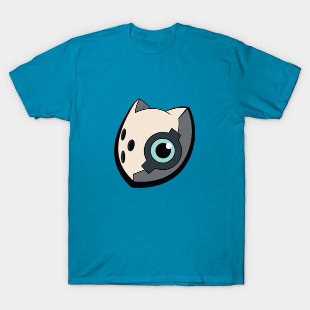 Whisper Wolf Mask T-Shirt by Wammy12